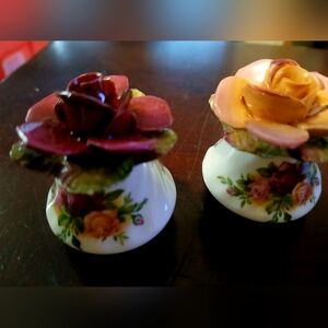 Royal Dalton Mini Salt and Pepper Shakers